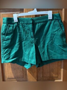 BNWT J. Crew Emerald Green High-Waist Women's Shorts